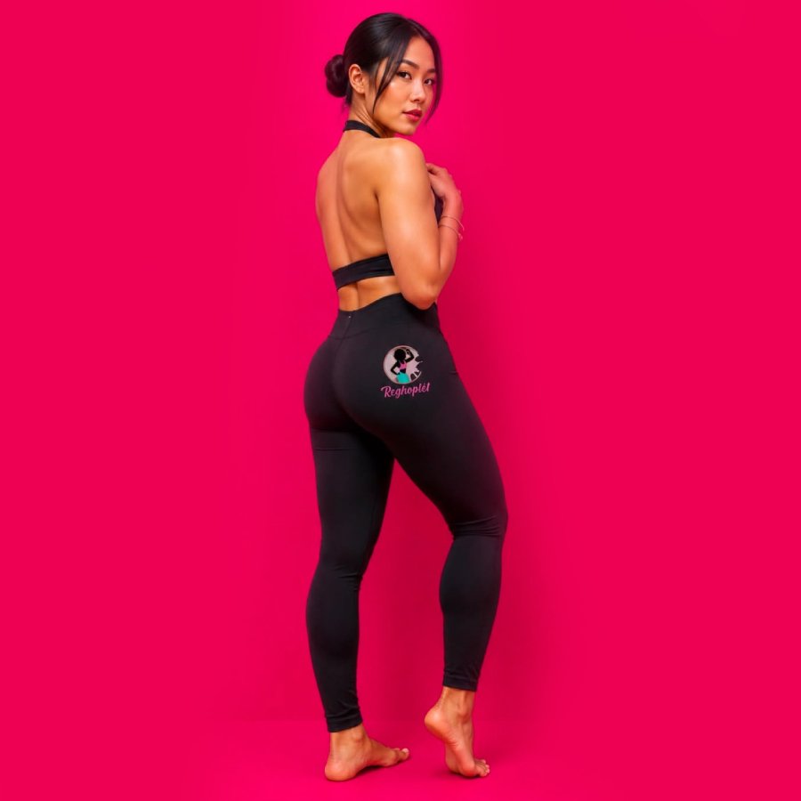 SculptBand Backless Full Gym Suit - Midnight Black